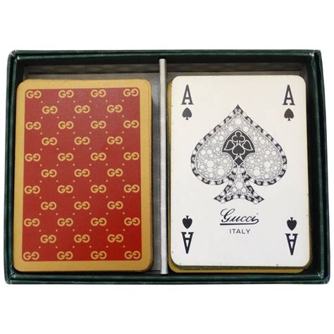 gucci playing cards|gucci thank you card.